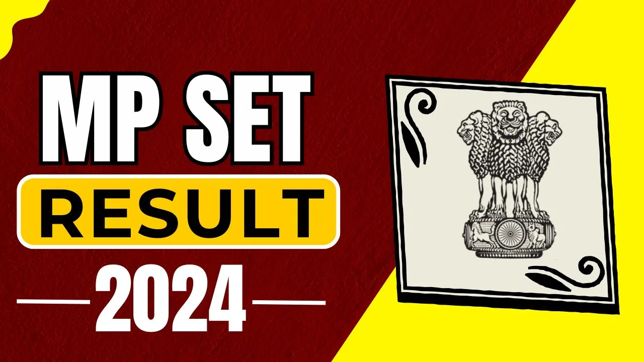 MP SET Result 2024